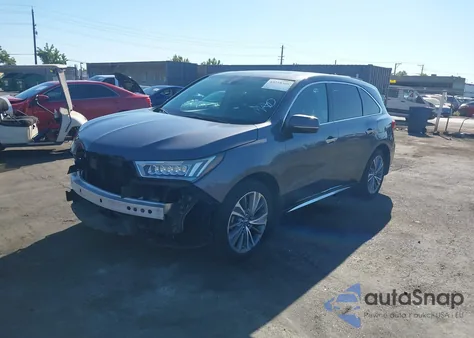 2018 Acura Mdx Technology Package Acurawatch Plus Pkg из США, поврежденный, VIN 5J8YD4H58JL008735